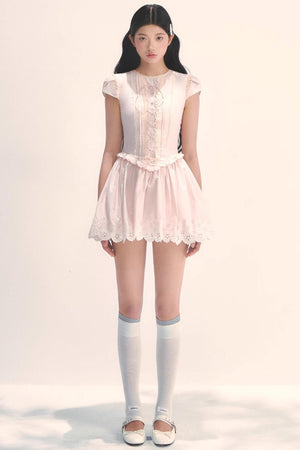 Quiet Pink Princess Tea Dress