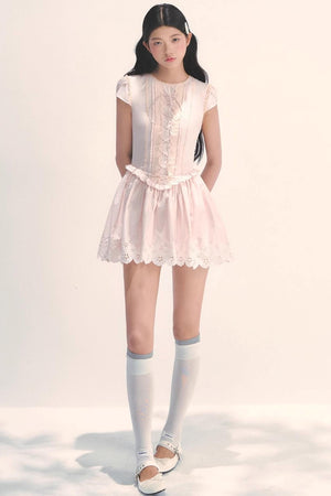 Quiet Pink Princess Tea Dress