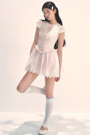 Quiet Pink Princess Tea Dress