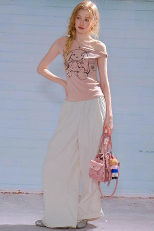 Rabbit Print Top
