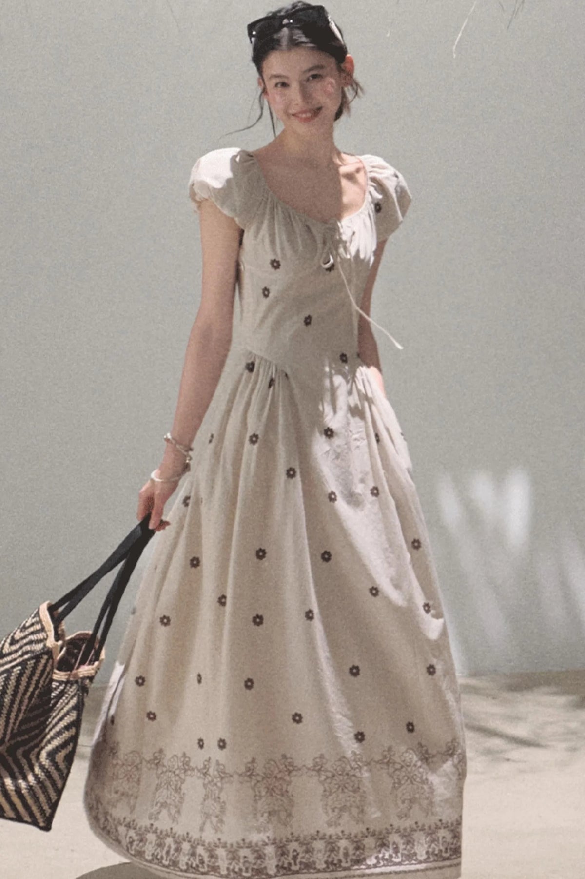 Radiant Cotton Dress