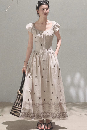 Radiant Cotton Dress