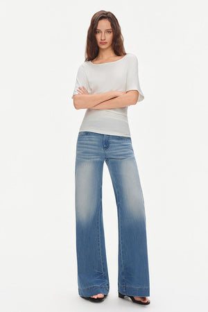 Raglan Batwing Knit Top