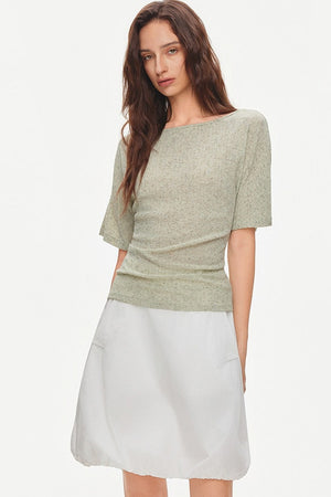 Raglan Batwing Knit Top
