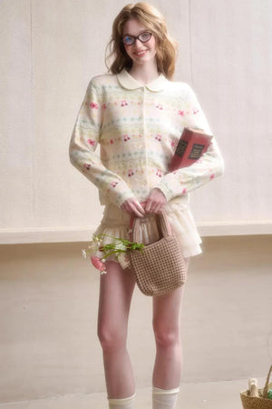 Rainbow Fair Isle Cozy Sweater