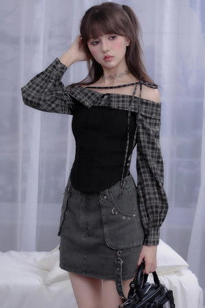 Rebellion One-Shoulder Shirt