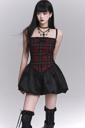 Red and Black Ballet Dress