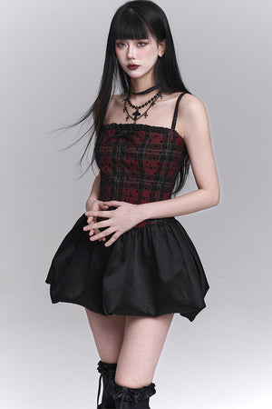 Red and Black Ballet Dress