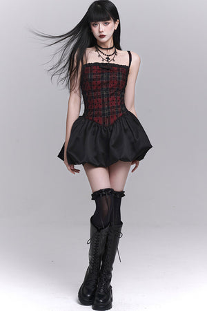 Red and Black Ballet Dress