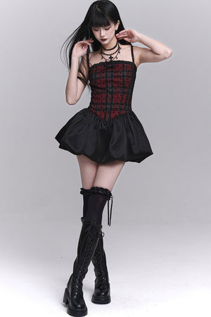 Red and Black Ballet Dress