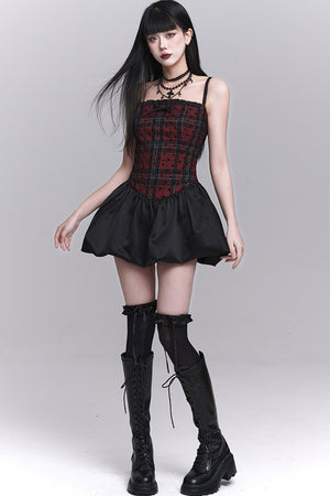 Red and Black Ballet Dress