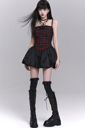 Red and Black Ballet Dress