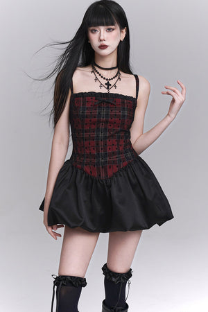 Red and Black Ballet Dress