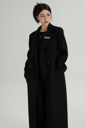 Red Reversible Tweed Coat