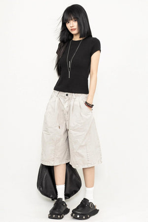 Relax Wide-Leg Shorts