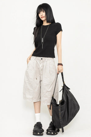 Relax Wide-Leg Shorts