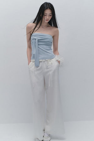 Relaxed Fit Mop Pants