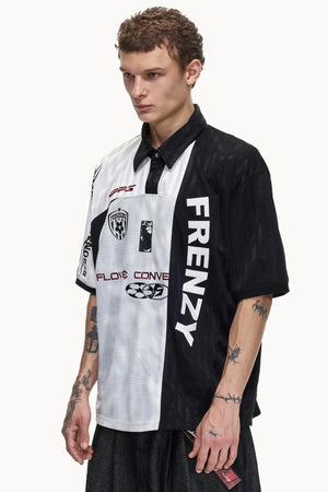 Restructured Jersey Polo T-Shirt
