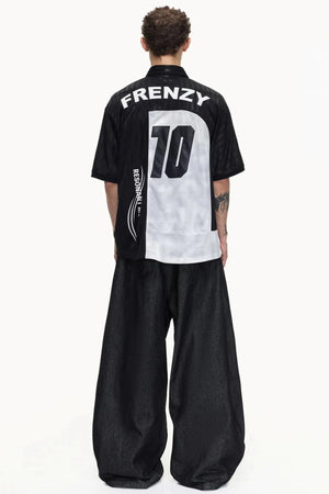Restructured Jersey Polo T-Shirt