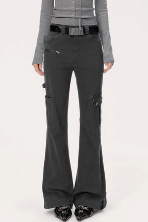 Retro Bootcut Cargo Pants