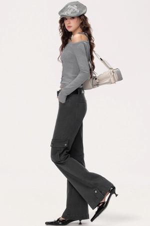 Retro Bootcut Cargo Pants