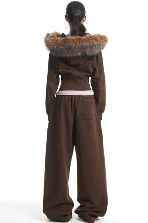 Retro Coffee Hooded Top Set-Up