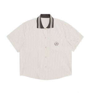 Retro College Striped Shirt