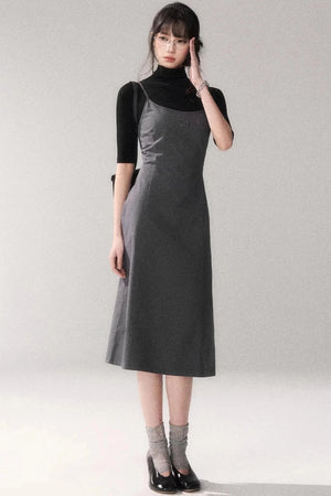 Retro Cotton A-Line Dress