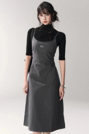 Retro Cotton A-Line Dress