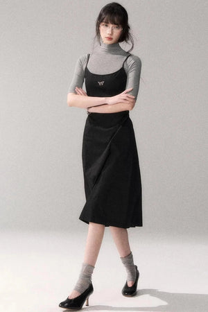 Retro Cotton A-Line Dress