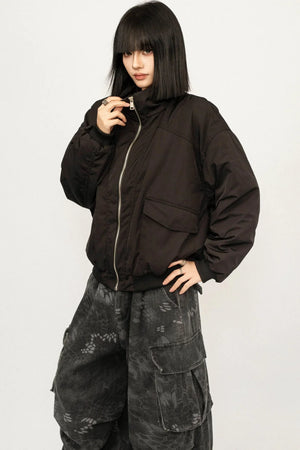 Retro Cotton Hooded Jacket