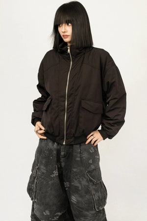Retro Cotton Hooded Jacket