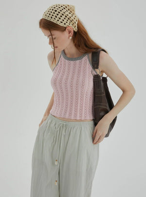 Retro Cut-Out Suspender Top