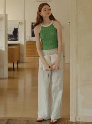 Retro Cut-Out Suspender Top