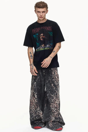 Retro Distressed Cotton Top