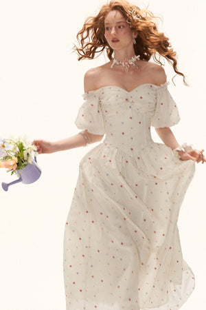 Retro Floral Reversible Dress