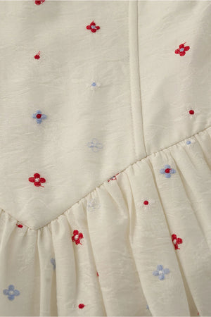 Retro Floral Reversible Dress