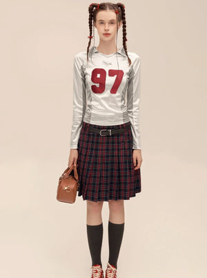 Retro Football Patch Top