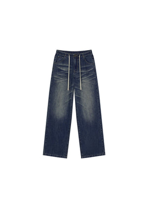 Retro Gradient Denim Pants