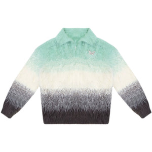Retro Gradient V-Neck Sweater