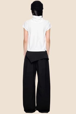 Retro High-Neck Summer Top