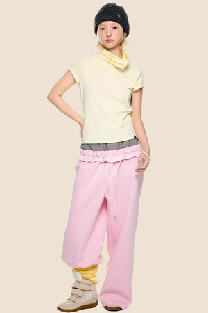 Retro High-Neck Summer Top