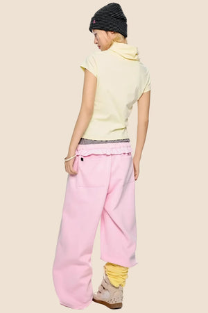 Retro High-Neck Summer Top