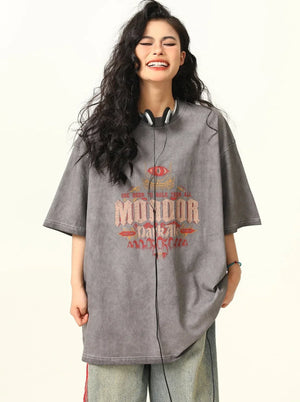 Retro High Street Print T-Shirt