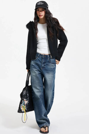 Retro Japanese Denim Pants