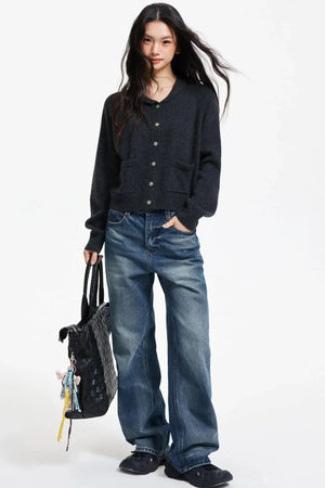 Retro Japanese Denim Pants