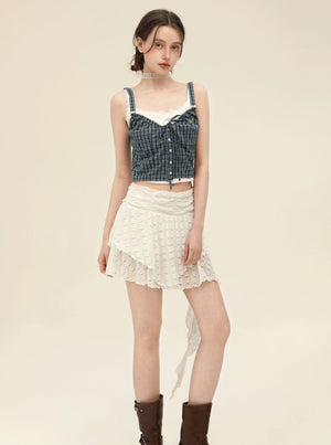 Retro Lace Camisole Set-Up
