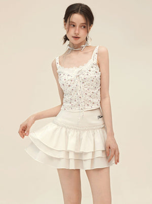 Retro Lace Camisole Set-Up
