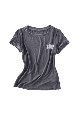 Retro Lyocell Black Top
