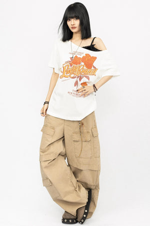 Retro Multi-Pocket Work Pants
